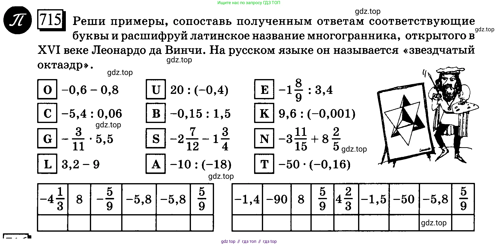 ГДЗ Математика, 6 класс Учебник, авторы: Дорофеев Георгий Владимирович, Петерсон Людмила Георгиевна, издательство Просвещение, Москва, 2023, голубого цвета, Часть 3, страница 166, номер 715, Условие 2010-2022