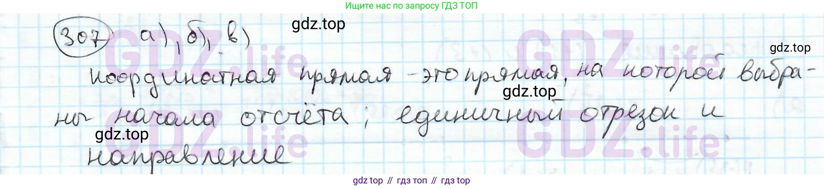 ГДЗ Математика, 6 класс Учебник, авторы: Дорофеев Георгий Владимирович, Петерсон Людмила Георгиевна, издательство Просвещение, Москва, 2023, голубого цвета, Часть 2, страница 73, номер 307, Решение 3 (2010-2022)
