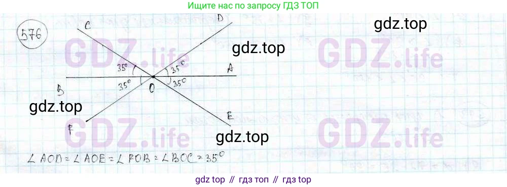 ГДЗ Математика, 6 класс Учебник, авторы: Дорофеев Георгий Владимирович, Петерсон Людмила Георгиевна, издательство Просвещение, Москва, 2023, голубого цвета, Часть 3, страница 135, номер 576, Решение 3 (2010-2022)