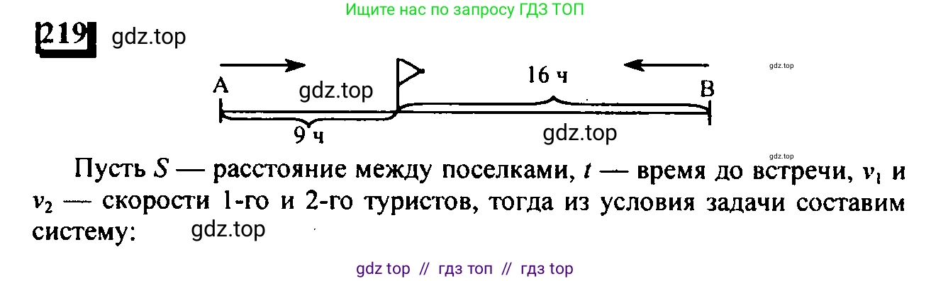 Математика, 6 класс Учебник, авторы: Дорофеев Георгий Владимирович, Петерсон Людмила Георгиевна, издательство Просвещение, Москва, 2023, голубого цвета, Часть 1, страница 55, номер 219, Решение 4 (2010-2022)