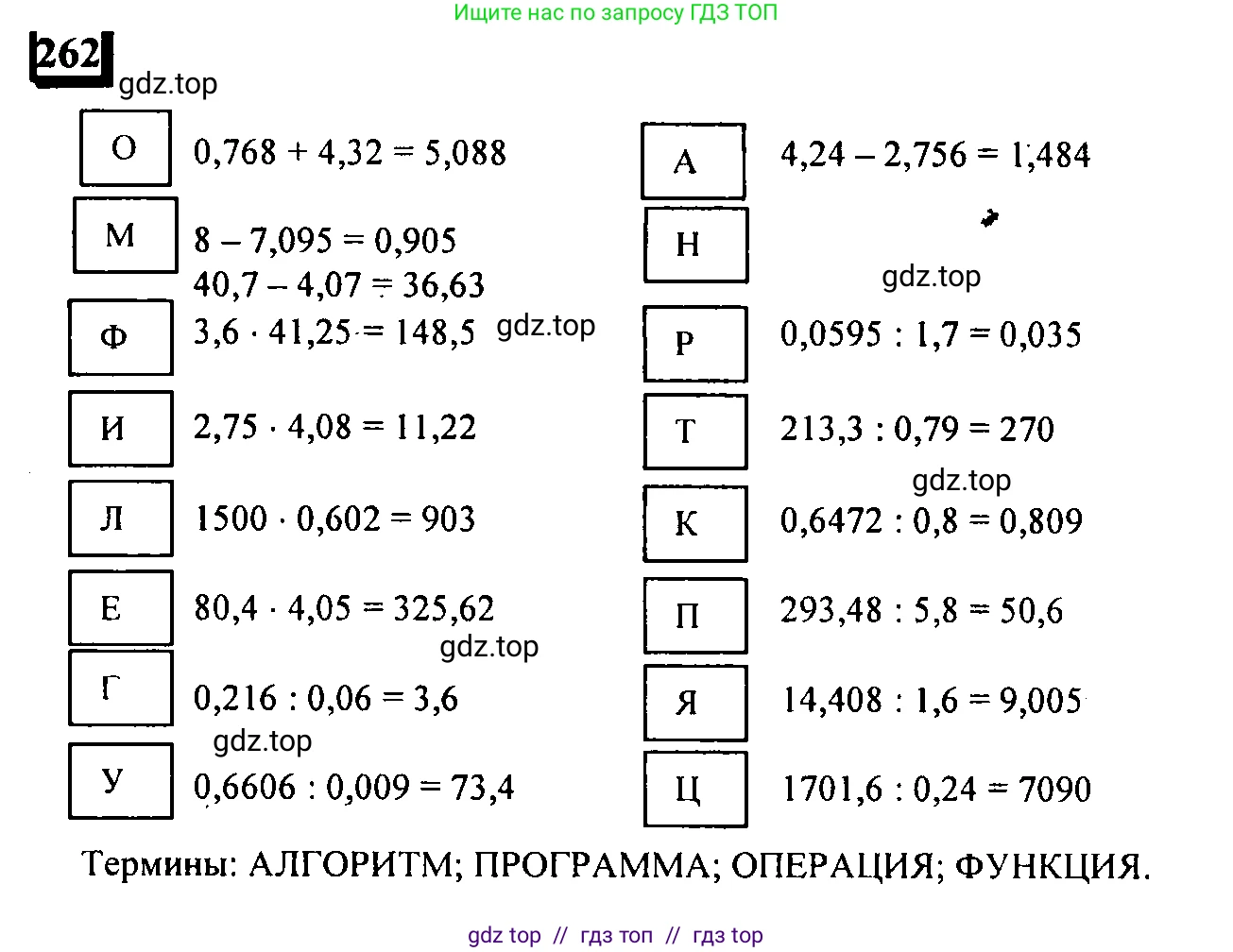 Математика, 6 класс Учебник, авторы: Дорофеев Георгий Владимирович, Петерсон Людмила Георгиевна, издательство Просвещение, Москва, 2023, голубого цвета, Часть 2, страница 63, номер 262, Решение 4 (2010-2022)