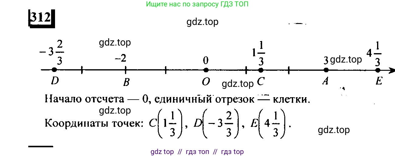 Математика, 6 класс Учебник, авторы: Дорофеев Георгий Владимирович, Петерсон Людмила Георгиевна, издательство Просвещение, Москва, 2023, голубого цвета, Часть 2, страница 74, номер 312, Решение 4 (2010-2022)