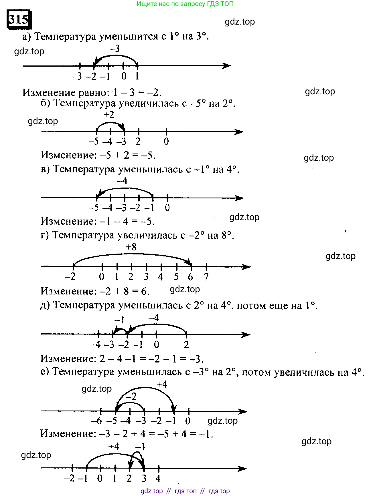 Математика, 6 класс Учебник, авторы: Дорофеев Георгий Владимирович, Петерсон Людмила Георгиевна, издательство Просвещение, Москва, 2023, голубого цвета, Часть 2, страница 74, номер 315, Решение 4 (2010-2022)