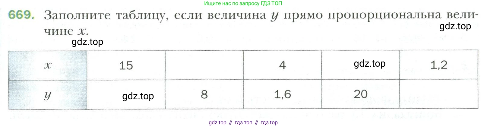 Математика, 6 класс Учебник, авторы: Мерзляк Аркадий Григорьевич, Полонский Виталий Борисович, Якир Михаил Семёнович, издательство Просвещение, Москва, 2019 - 2022, салатового цвета, страница 139, номер 669, Условие