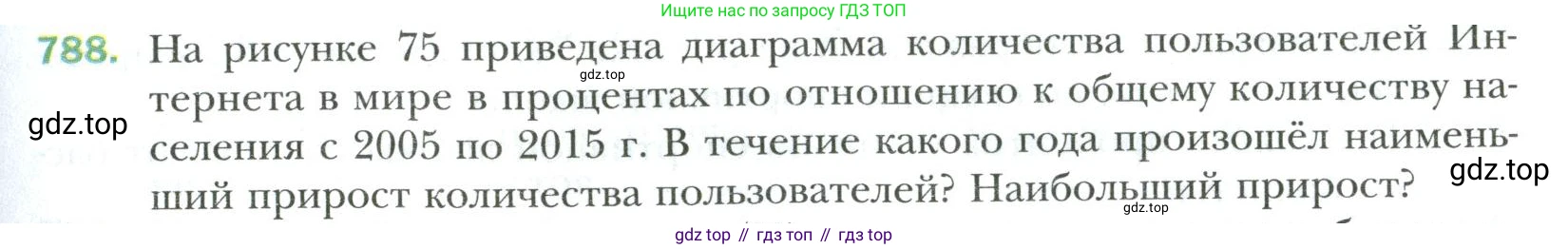 Математика, 6 класс Учебник, авторы: Мерзляк Аркадий Григорьевич, Полонский Виталий Борисович, Якир Михаил Семёнович, издательство Просвещение, Москва, 2019 - 2022, салатового цвета, страница 169, номер 788, Условие