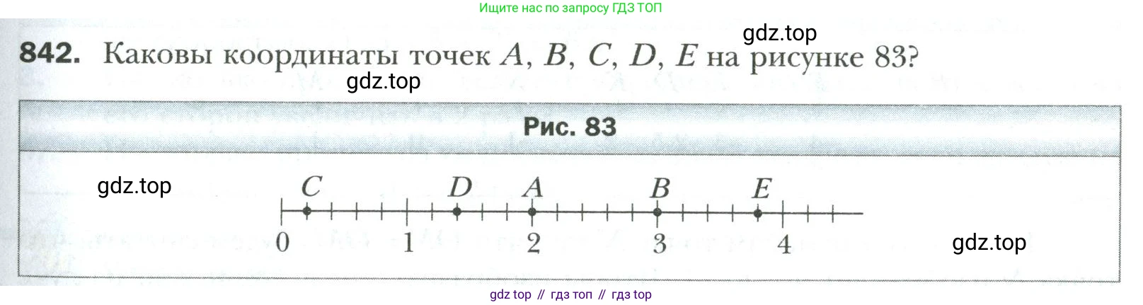 Математика, 6 класс Учебник, авторы: Мерзляк Аркадий Григорьевич, Полонский Виталий Борисович, Якир Михаил Семёнович, издательство Просвещение, Москва, 2019 - 2022, салатового цвета, страница 185, номер 842, Условие