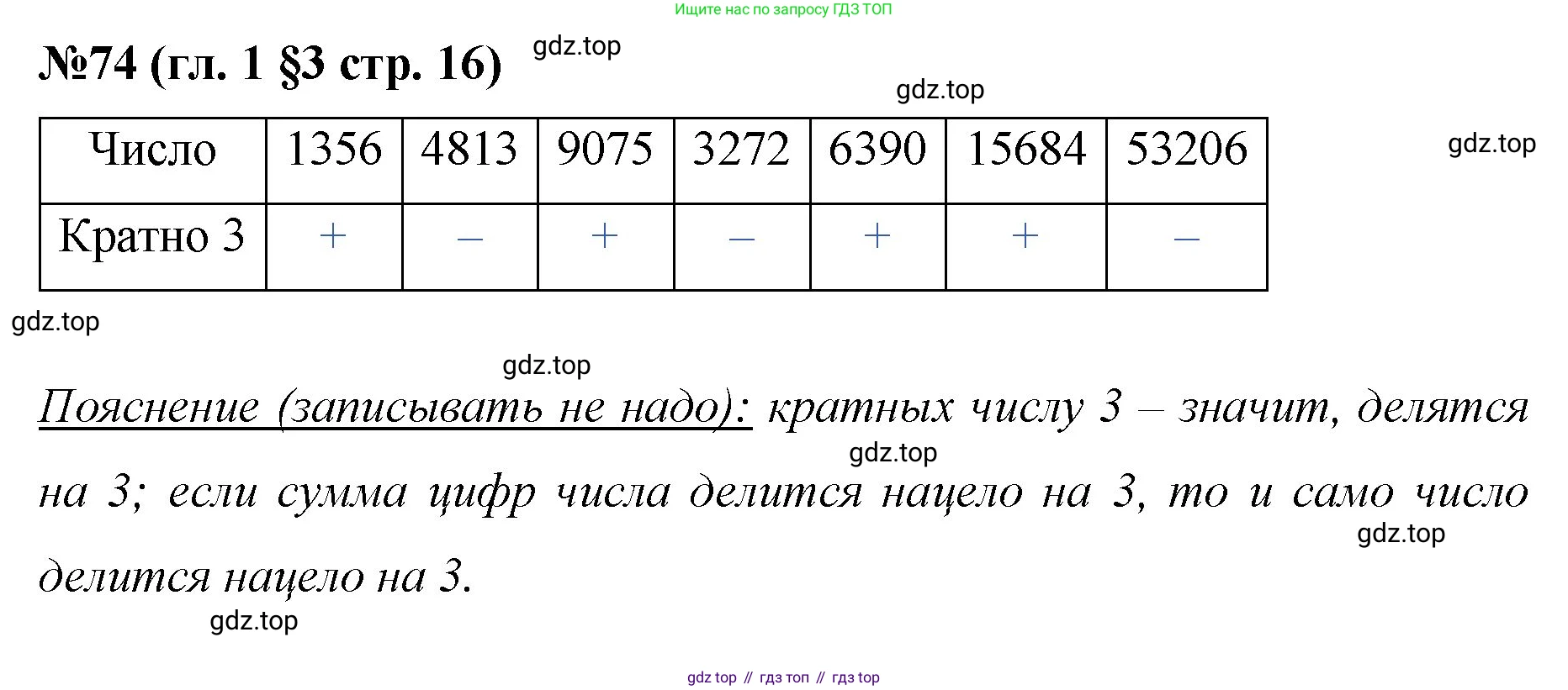 Математика, 6 класс Учебник, авторы: Мерзляк Аркадий Григорьевич, Полонский Виталий Борисович, Якир Михаил Семёнович, издательство Просвещение, Москва, 2019 - 2022, салатового цвета, страница 16, номер 74, Решение