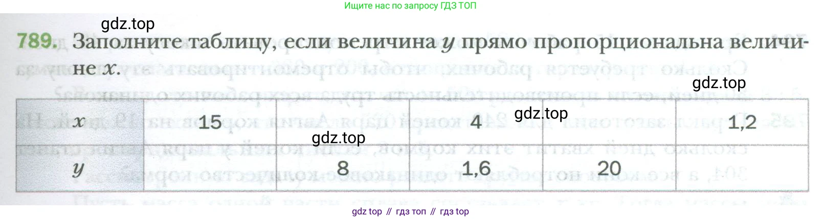 ГДЗ Математика, 6 класс Учебник, авторы: Мерзляк Аркадий Григорьевич, Полонский Виталий Борисович, Якир Михаил Семёнович, издательство Просвещение, Москва, 2023, салатового цвета, страница 155, номер 789, Условие