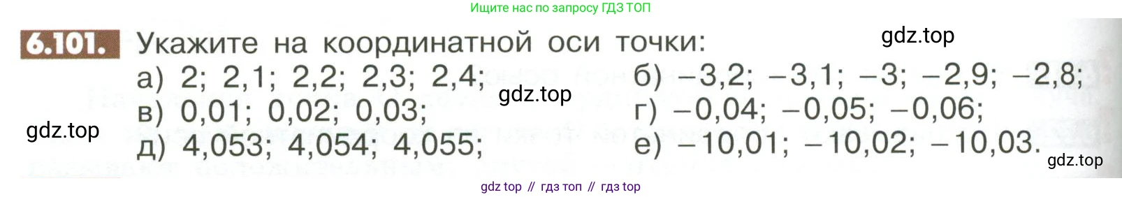 ГДЗ Математика, 6 класс Учебник, авторы: Никольский Сергей Михайлович, Потапов Михаил Константинович, Решетников Николай Николаевич, Шевкин Александр Владимирович, издательство Просвещение, Москва, 2023, страница 246, номер 6.101, Условие