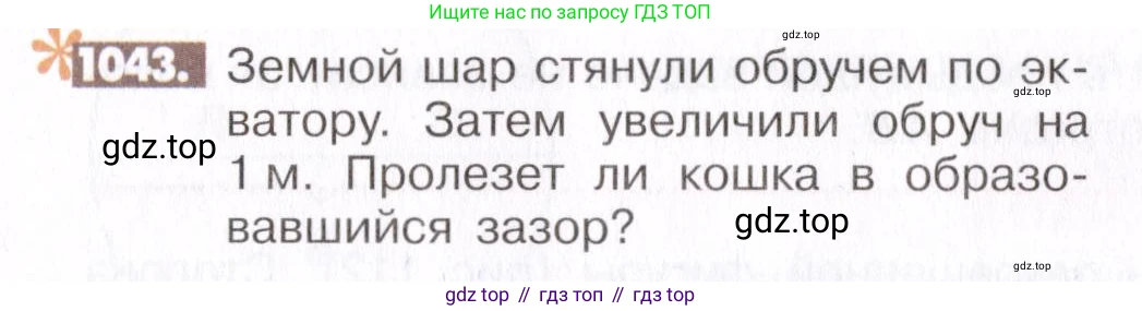 ГДЗ Математика, 6 класс Учебник, авторы: Никольский Сергей Михайлович, Потапов Михаил Константинович, Решетников Николай Николаевич, Шевкин Александр Владимирович, издательство Просвещение, Москва, 2019 - 2022, страница 210, номер 1043, Условие