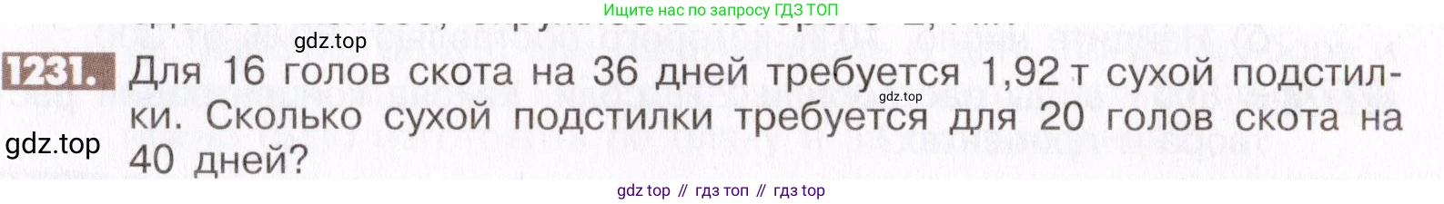 ГДЗ Математика, 6 класс Учебник, авторы: Никольский Сергей Михайлович, Потапов Михаил Константинович, Решетников Николай Николаевич, Шевкин Александр Владимирович, издательство Просвещение, Москва, 2019 - 2022, страница 243, номер 1231, Условие