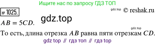 ГДЗ Математика, 6 класс Учебник, авторы: Никольский Сергей Михайлович, Потапов Михаил Константинович, Решетников Николай Николаевич, Шевкин Александр Владимирович, издательство Просвещение, Москва, 2019 - 2022, страница 207, номер 1025, Решение 2
