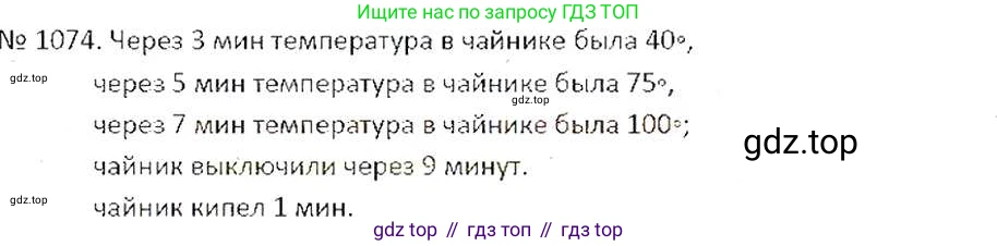 ГДЗ Математика, 6 класс Учебник, авторы: Никольский Сергей Михайлович, Потапов Михаил Константинович, Решетников Николай Николаевич, Шевкин Александр Владимирович, издательство Просвещение, Москва, 2019 - 2022, страница 220, номер 1074, Решение 6