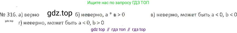 ГДЗ Математика, 6 класс Учебник, авторы: Никольский Сергей Михайлович, Потапов Михаил Константинович, Решетников Николай Николаевич, Шевкин Александр Владимирович, издательство Просвещение, Москва, 2019 - 2022, страница 64, номер 316, Решение 6
