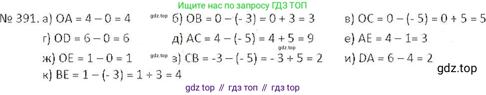 ГДЗ Математика, 6 класс Учебник, авторы: Никольский Сергей Михайлович, Потапов Михаил Константинович, Решетников Николай Николаевич, Шевкин Александр Владимирович, издательство Просвещение, Москва, 2019 - 2022, страница 76, номер 391, Решение 6