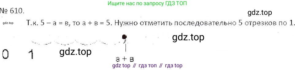 ГДЗ Математика, 6 класс Учебник, авторы: Никольский Сергей Михайлович, Потапов Михаил Константинович, Решетников Николай Николаевич, Шевкин Александр Владимирович, издательство Просвещение, Москва, 2019 - 2022, страница 119, номер 610, Решение 6