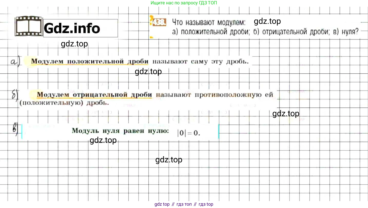 ГДЗ Математика, 6 класс Учебник, авторы: Никольский Сергей Михайлович, Потапов Михаил Константинович, Решетников Николай Николаевич, Шевкин Александр Владимирович, издательство Просвещение, Москва, 2019 - 2022, страница 89, номер 438, Решение 7