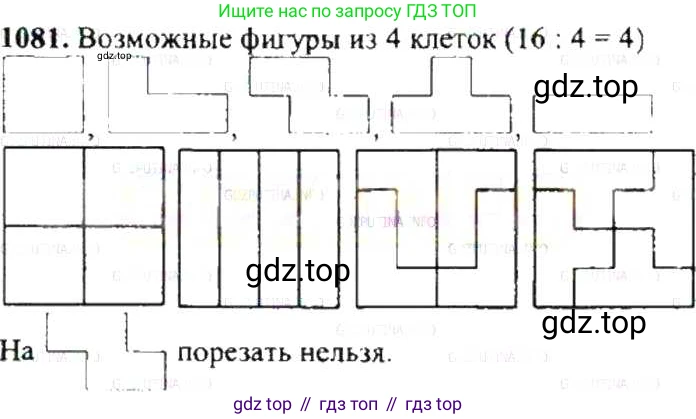 ГДЗ Математика, 6 класс Учебник, авторы: Никольский Сергей Михайлович, Потапов Михаил Константинович, Решетников Николай Николаевич, Шевкин Александр Владимирович, издательство Просвещение, Москва, 2019 - 2022, страница 225, номер 1081, Решение 8