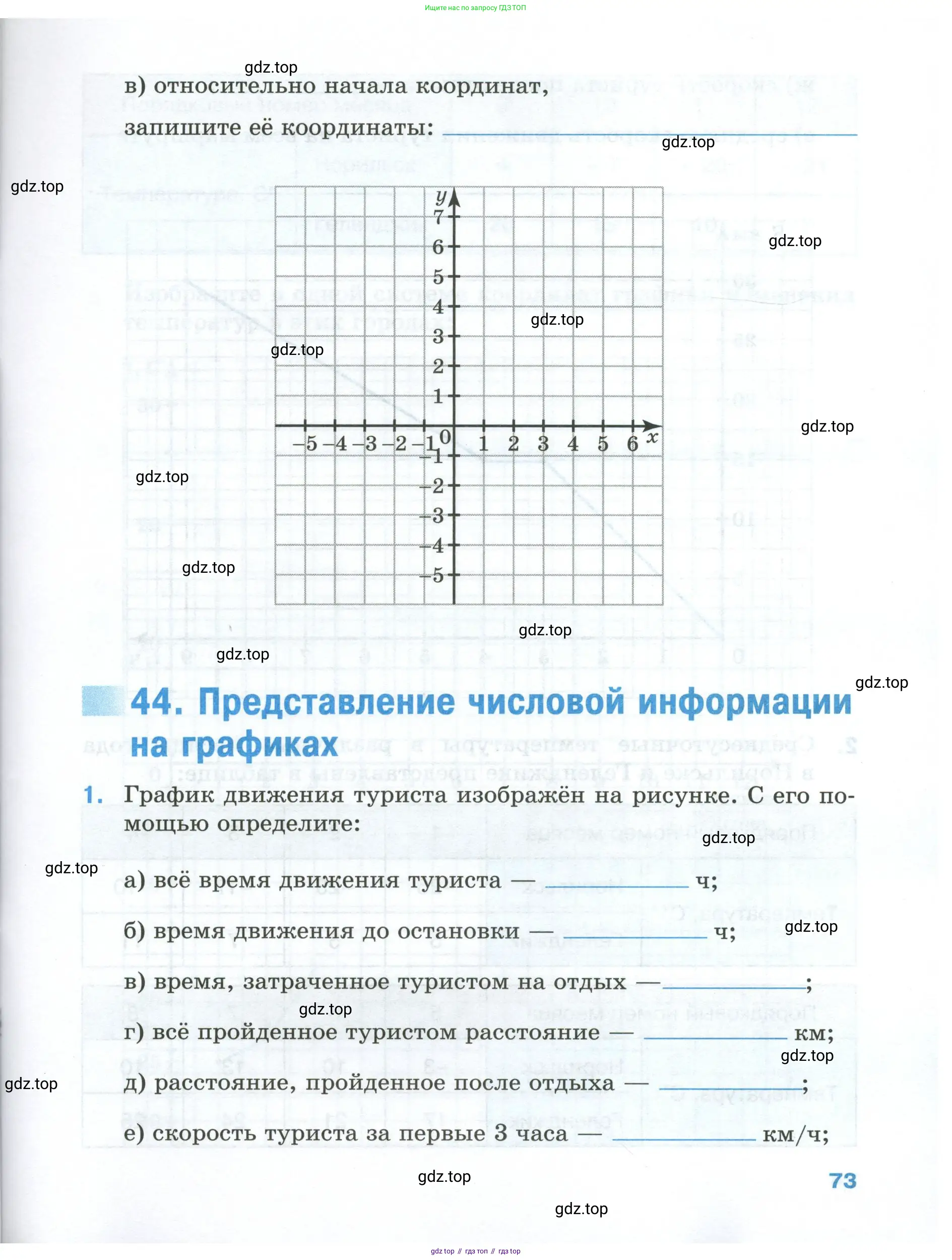 Математика, 6 класс рабочая тетрадь, автор: Ткачева Мария Владимировна, издательство Просвещение, Москва, 2023, белого цвета, страница 73