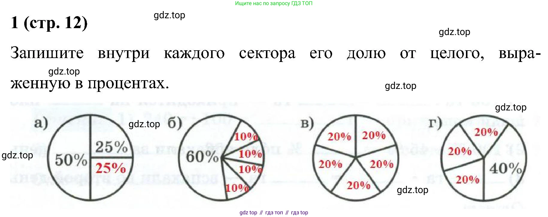 Математика, 6 класс рабочая тетрадь, автор: Ткачева Мария Владимировна, издательство Просвещение, Москва, 2023, белого цвета, страница 12, номер 1, Решение
