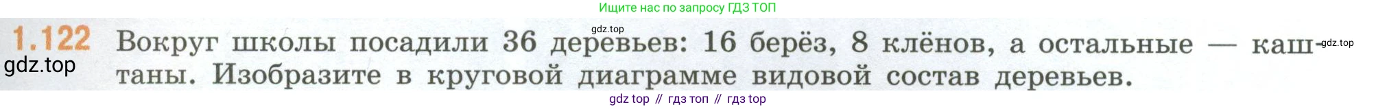 ГДЗ Математика, 6 класс Учебник, авторы: Виленкин Наум Яковлевич, Жохов Владимир Иванович, Чесноков Александр Семёнович, Александрова Лилия Александровна, Шварцбурд Семён Исаакович, издательство Просвещение, Москва, 2023, белого цвета, Часть 1, страница 31, номер 1.122, Условие
