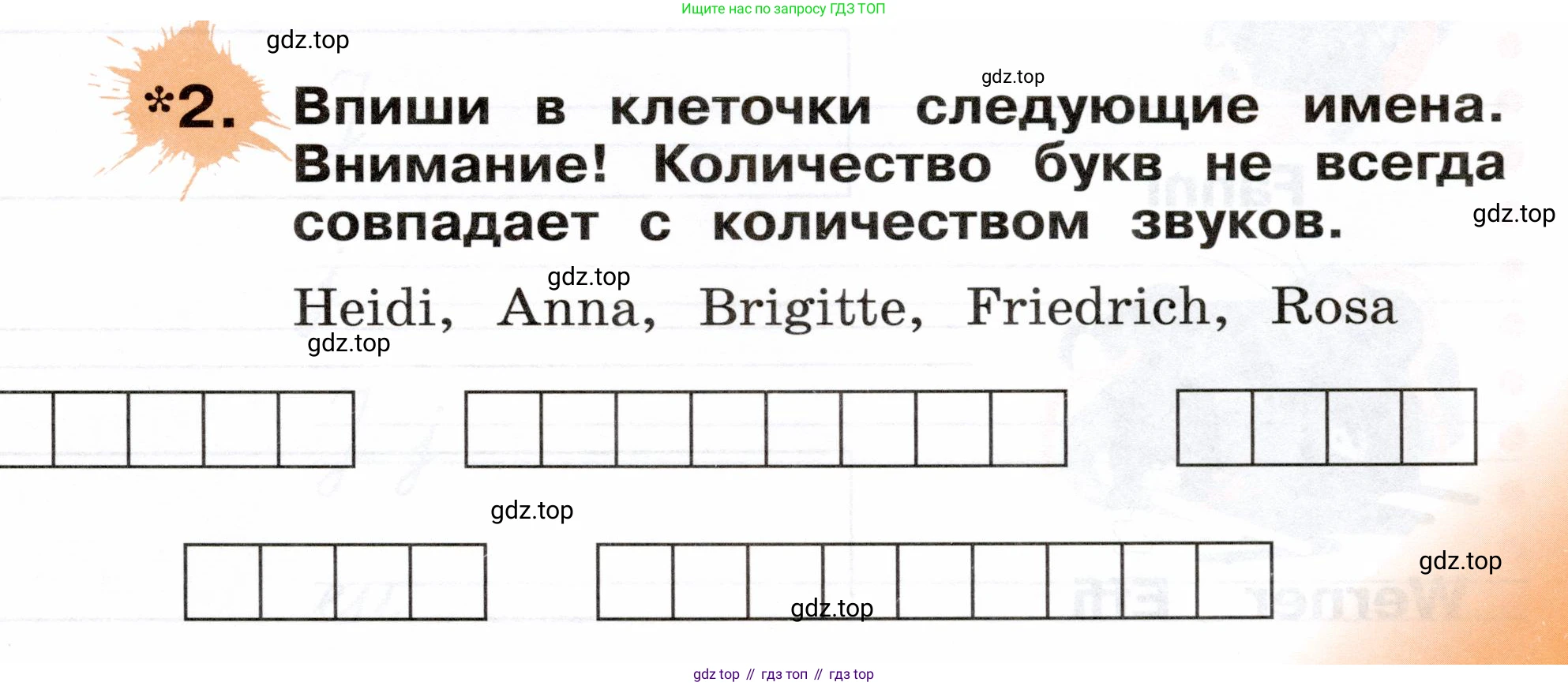 ГДЗ Немецкий язык (Deutsch), 2 класс рабочая тетрадь (arbeitsbuch), авторы: Бим Инесса Львовна (Bim I), Рыжова Лариса Ивановна (Ryschowa L), издательство Просвещение, Москва, 2023, бежевого цвета, Часть 1, страница 17, номер 2, Условие