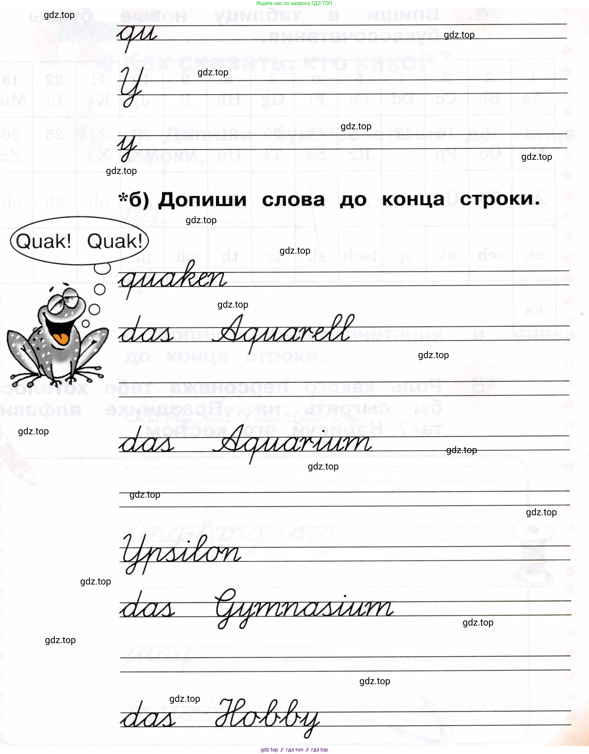 ГДЗ Немецкий язык (Deutsch), 2 класс рабочая тетрадь (arbeitsbuch), авторы: Бим Инесса Львовна (Bim I), Рыжова Лариса Ивановна (Ryschowa L), издательство Просвещение, Москва, 2023, бежевого цвета, Часть 1, страница 68, номер 3, Условие (продолжение 2)