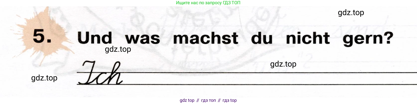 ГДЗ Немецкий язык (Deutsch), 2 класс рабочая тетрадь (arbeitsbuch), авторы: Бим Инесса Львовна (Bim I), Рыжова Лариса Ивановна (Ryschowa L), издательство Просвещение, Москва, 2023, бежевого цвета, Часть 2, страница 31, номер 5, Условие