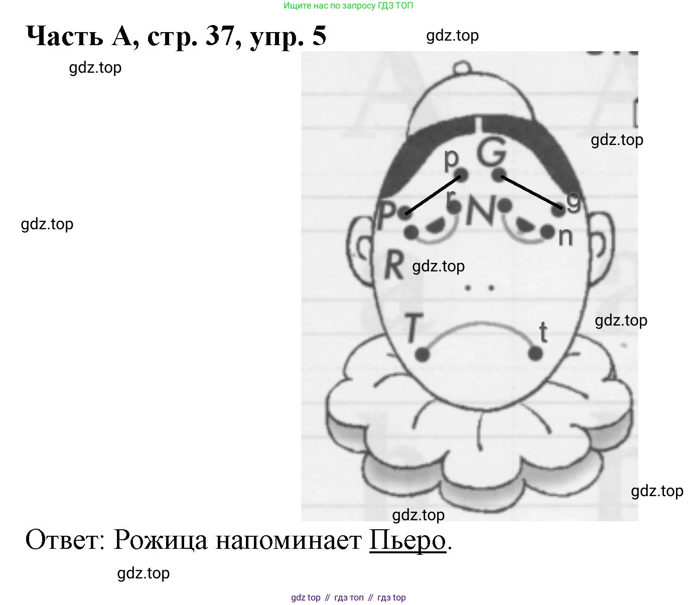 ГДЗ Немецкий язык (Deutsch), 2 класс рабочая тетрадь (arbeitsbuch), авторы: Бим Инесса Львовна (Bim I), Рыжова Лариса Ивановна (Ryschowa L), издательство Просвещение, Москва, 2023, бежевого цвета, Часть 1, страница 37, номер 5, Решение