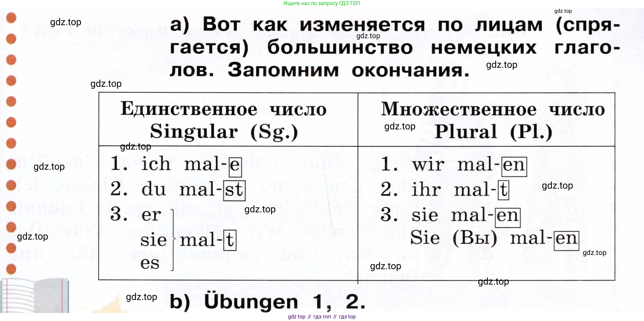 ГДЗ Немецкий язык (Deutsch), 2 класс учебник (lehrbuch), авторы: Бим Инесса Львовна (Bim I), Рыжова Лариса Ивановна (Ryschowa L), издательство Просвещение, Москва, 2023, бежевого цвета, Часть 2, страница 56, номер 5, Условие (продолжение 2)