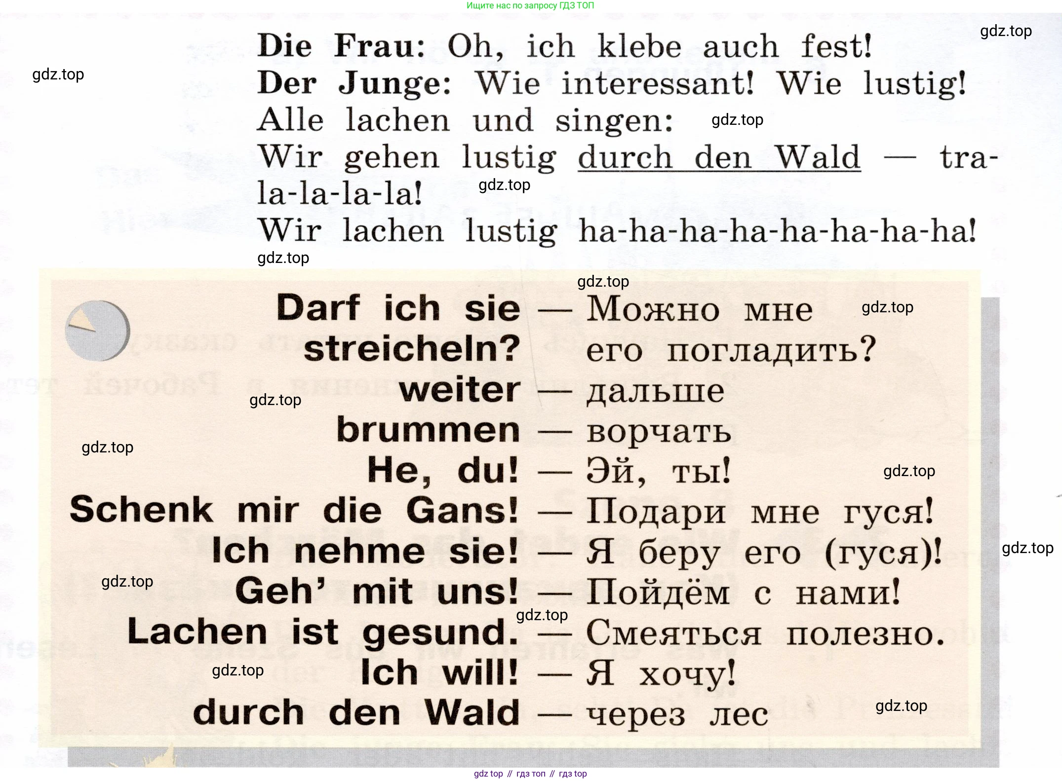 ГДЗ Немецкий язык (Deutsch), 2 класс учебник (lehrbuch), авторы: Бим Инесса Львовна (Bim I), Рыжова Лариса Ивановна (Ryschowa L), издательство Просвещение, Москва, 2023, бежевого цвета, Часть 2, страница 96, номер 3, Условие (продолжение 2)