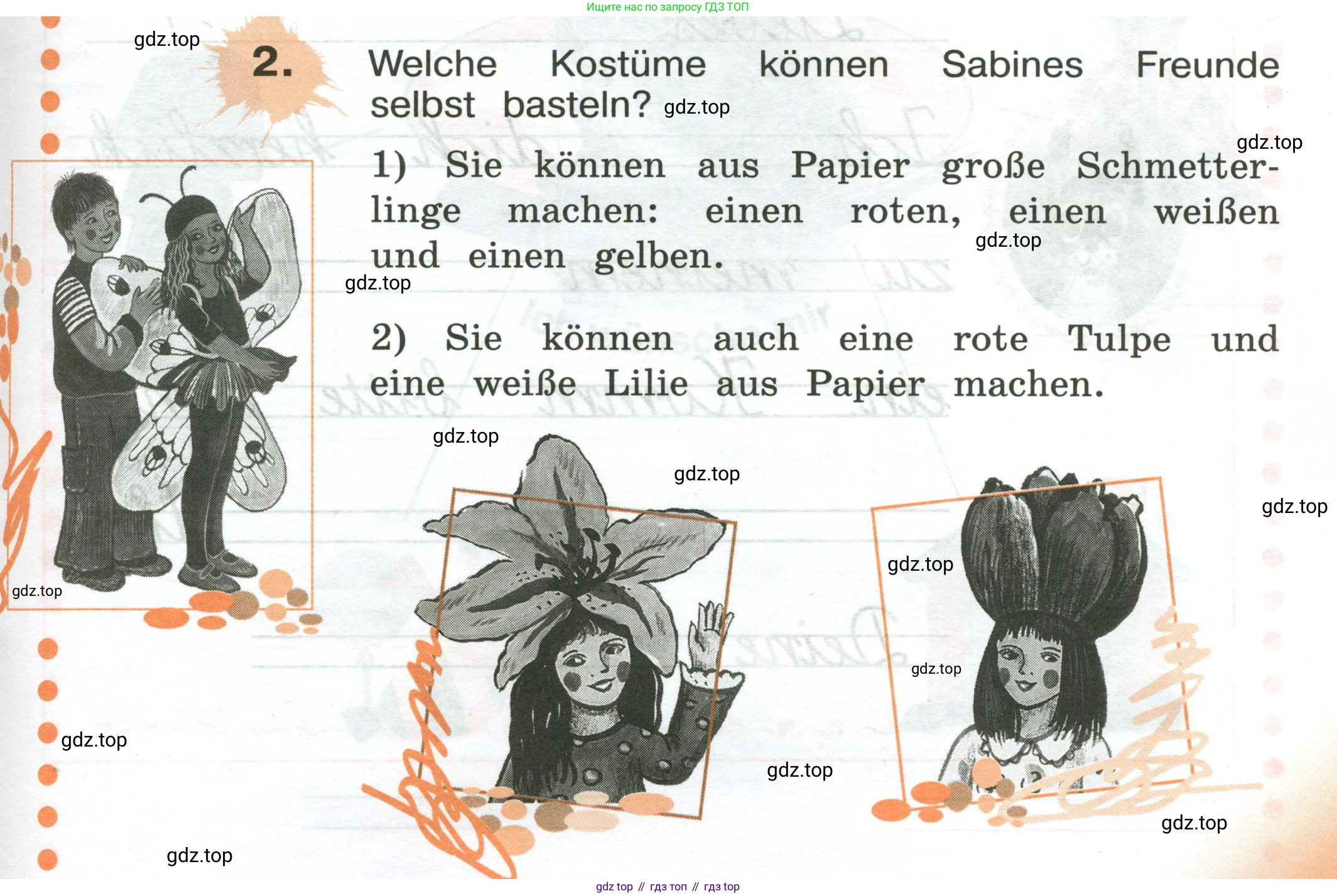 ГДЗ Немецкий язык (Deutsch), 3 класс рабочая тетрадь (arbeitsbuch), авторы: Бим Инесса Львовна (Bim I), Рыжова Лариса Ивановна (Ryschowa L), Фомичева Людмила Михайловна (Fomitschjowa L), издательство Просвещение, Москва, 2023, салатового цвета, Часть 2, страница 79, номер 2, Условие