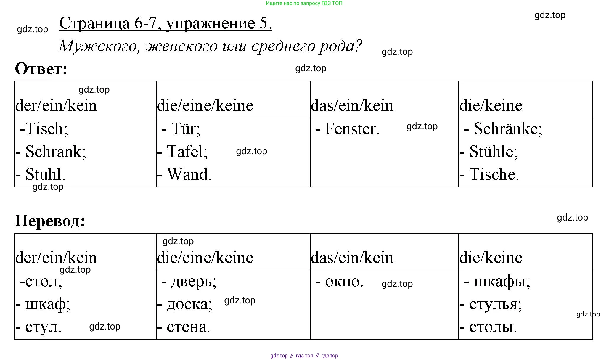 ГДЗ Немецкий язык (Deutsch), 3 класс рабочая тетрадь (arbeitsbuch), авторы: Бим Инесса Львовна (Bim I), Рыжова Лариса Ивановна (Ryschowa L), Фомичева Людмила Михайловна (Fomitschjowa L), издательство Просвещение, Москва, 2023, салатового цвета, Часть 2, страница 6, номер 5, Решение