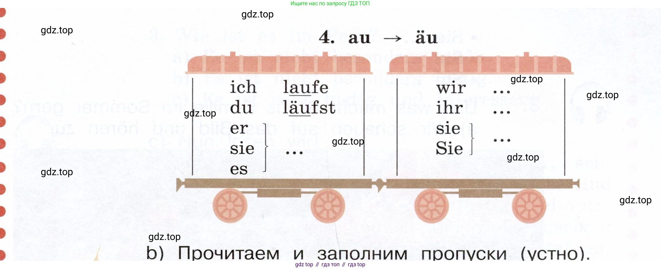 Немецкий язык (Deutsch), 3 класс учебник (lehrbuch), авторы: Бим Инесса Львовна (Bim I), Рыжова Лариса Ивановна (Ryschowa L), Фомичева Людмила Михайловна (Fomitschjowa L), издательство Просвещение, Москва, 2023, салатового цвета, Часть 1, страница 16, номер 7, Условие (продолжение 2)
