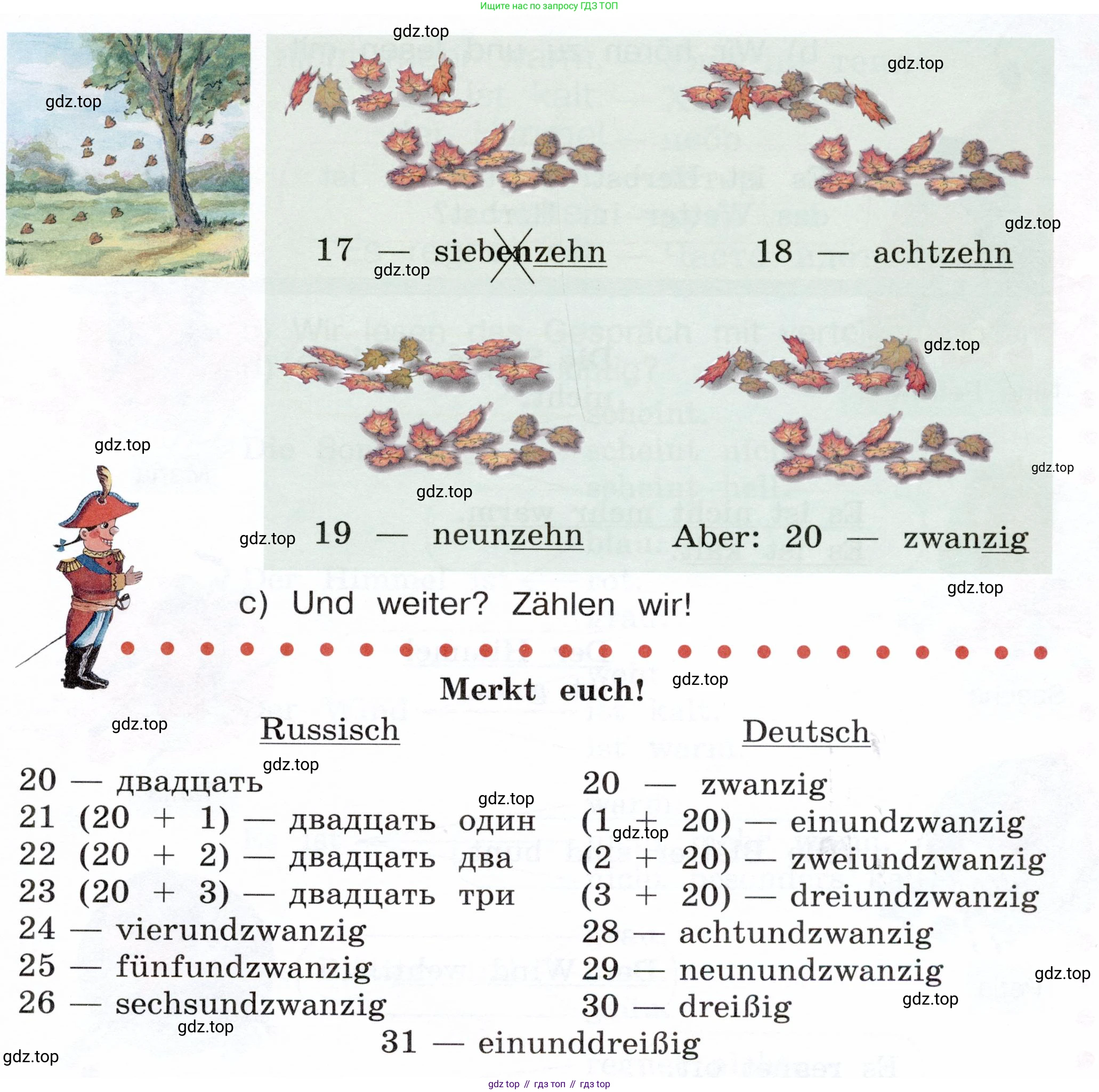 Немецкий язык (Deutsch), 3 класс учебник (lehrbuch), авторы: Бим Инесса Львовна (Bim I), Рыжова Лариса Ивановна (Ryschowa L), Фомичева Людмила Михайловна (Fomitschjowa L), издательство Просвещение, Москва, 2023, салатового цвета, Часть 1, страница 64, номер 3, Условие (продолжение 2)