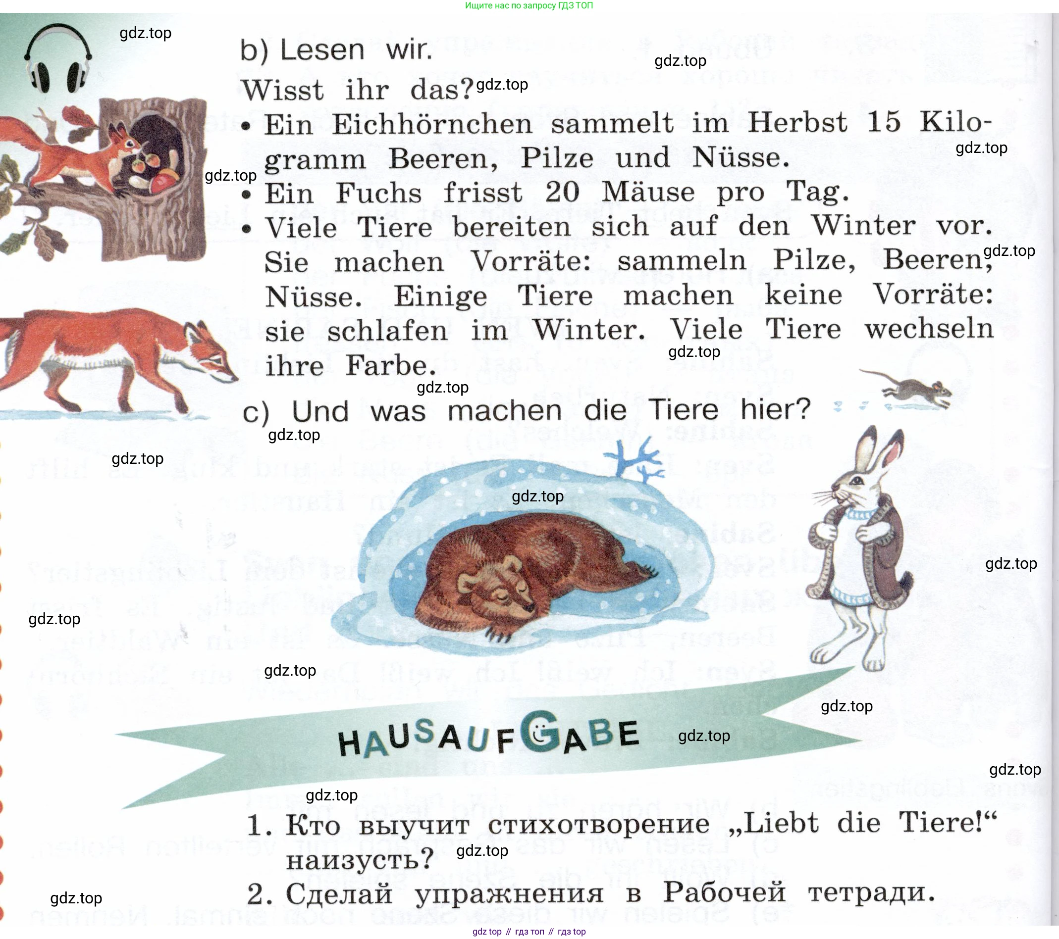 Немецкий язык (Deutsch), 3 класс учебник (lehrbuch), авторы: Бим Инесса Львовна (Bim I), Рыжова Лариса Ивановна (Ryschowa L), Фомичева Людмила Михайловна (Fomitschjowa L), издательство Просвещение, Москва, 2023, салатового цвета, Часть 1, страница 85, номер 6, Условие (продолжение 2)
