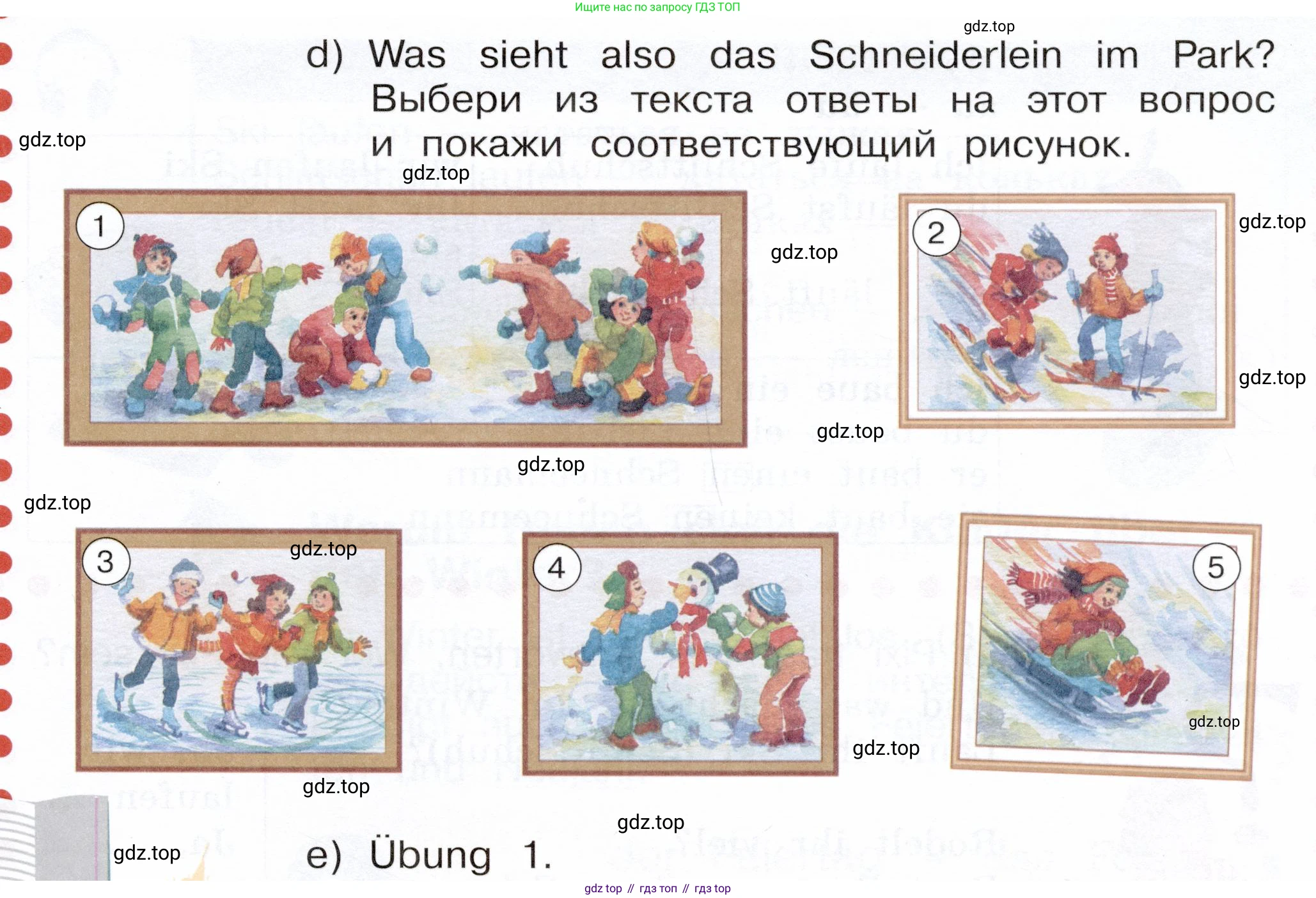 Немецкий язык (Deutsch), 3 класс учебник (lehrbuch), авторы: Бим Инесса Львовна (Bim I), Рыжова Лариса Ивановна (Ryschowa L), Фомичева Людмила Михайловна (Fomitschjowa L), издательство Просвещение, Москва, 2023, салатового цвета, Часть 1, страница 97, номер 3, Условие (продолжение 3)