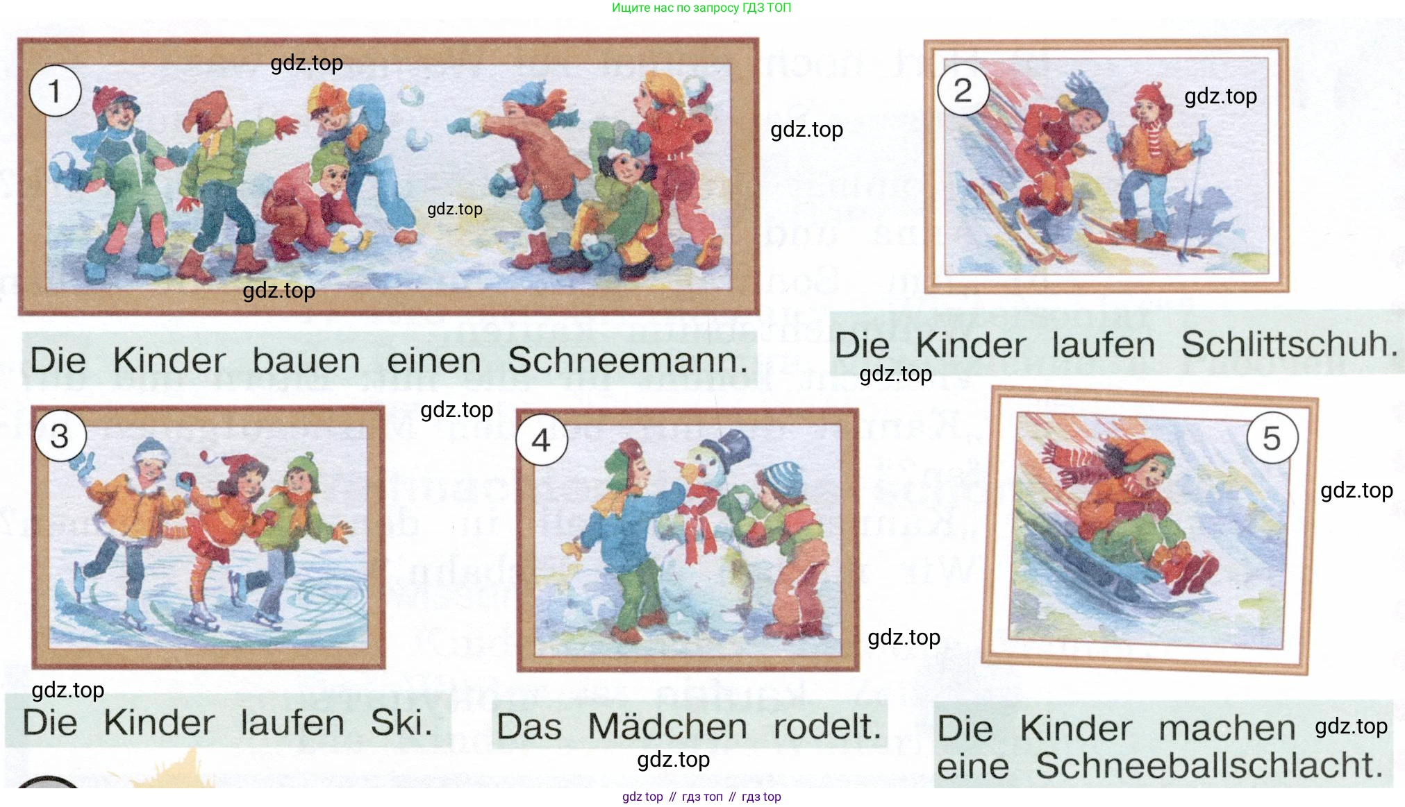 Немецкий язык (Deutsch), 3 класс учебник (lehrbuch), авторы: Бим Инесса Львовна (Bim I), Рыжова Лариса Ивановна (Ryschowa L), Фомичева Людмила Михайловна (Fomitschjowa L), издательство Просвещение, Москва, 2023, салатового цвета, Часть 1, страница 102, номер 4, Условие (продолжение 2)