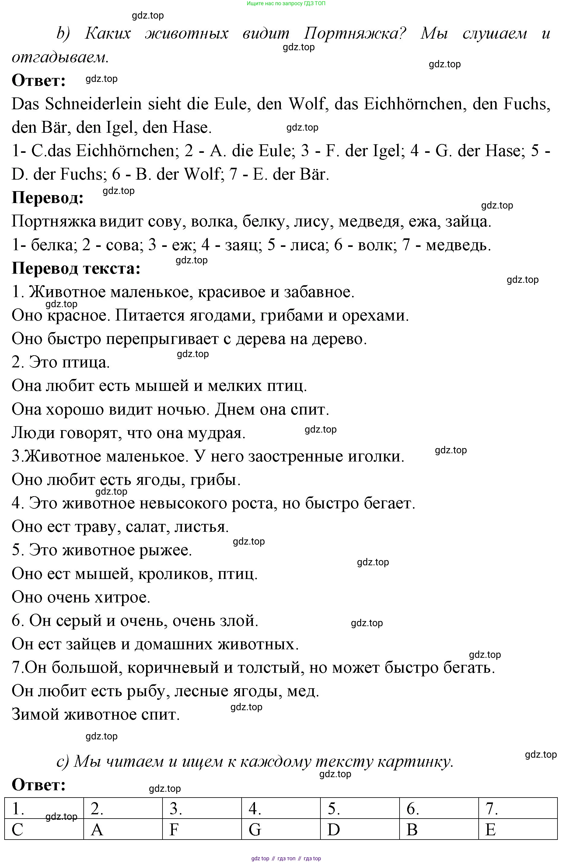 Немецкий язык (Deutsch), 3 класс учебник (lehrbuch), авторы: Бим Инесса Львовна (Bim I), Рыжова Лариса Ивановна (Ryschowa L), Фомичева Людмила Михайловна (Fomitschjowa L), издательство Просвещение, Москва, 2023, салатового цвета, Часть 1, страница 80, номер 2, Решение (продолжение 2)