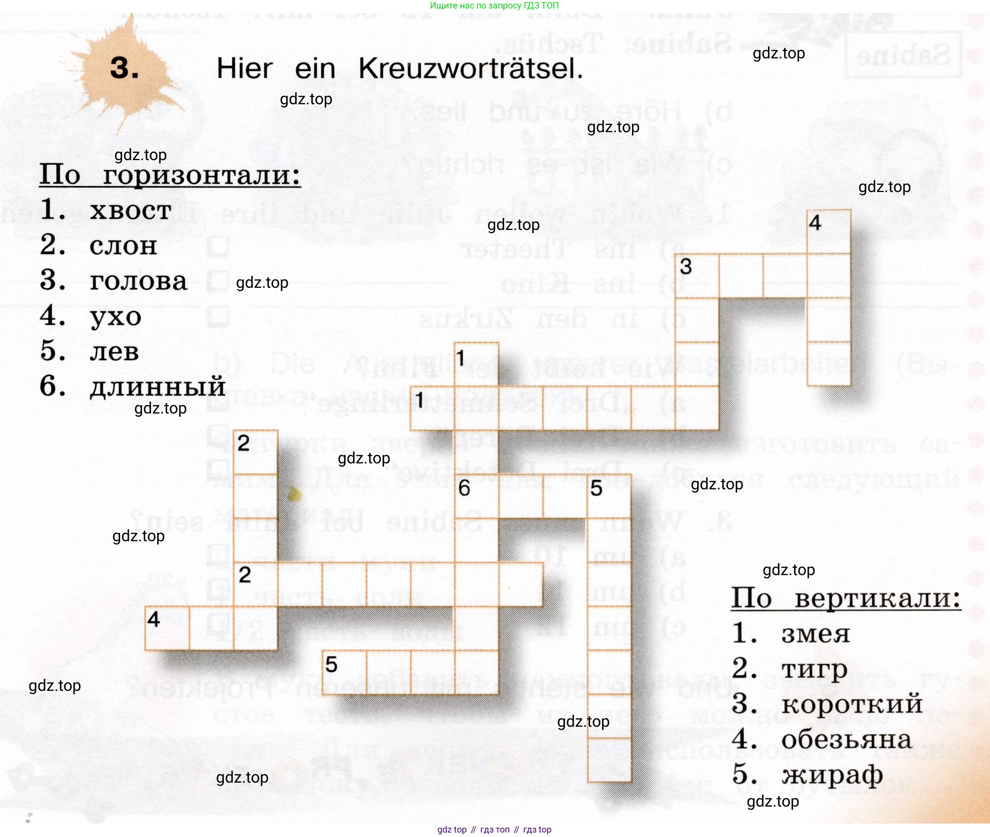 ГДЗ Немецкий язык (Deutsch), 4 класс рабочая тетрадь (arbeitsbuch), авторы: Бим Инесса Львовна (Bim I), Рыжова Лариса Ивановна (Ryschowa L), издательство Просвещение, Москва, 2023, серого цвета, Часть 2, страница 41, номер 3, Условие 2023