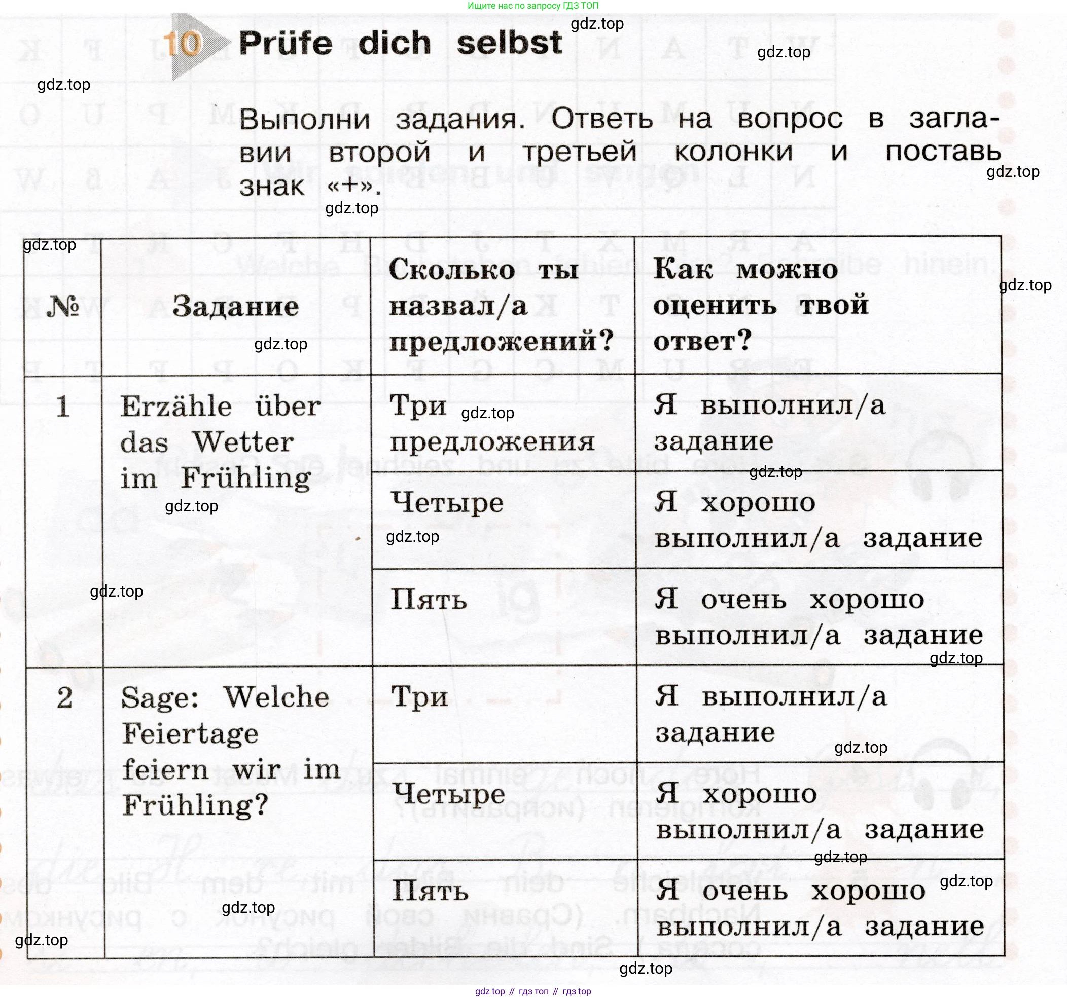 ГДЗ Немецкий язык (Deutsch), 4 класс рабочая тетрадь (arbeitsbuch), авторы: Бим Инесса Львовна (Bim I), Рыжова Лариса Ивановна (Ryschowa L), издательство Просвещение, Москва, 2023, серого цвета, Часть 2, страница 62, номер 1, Условие 2023
