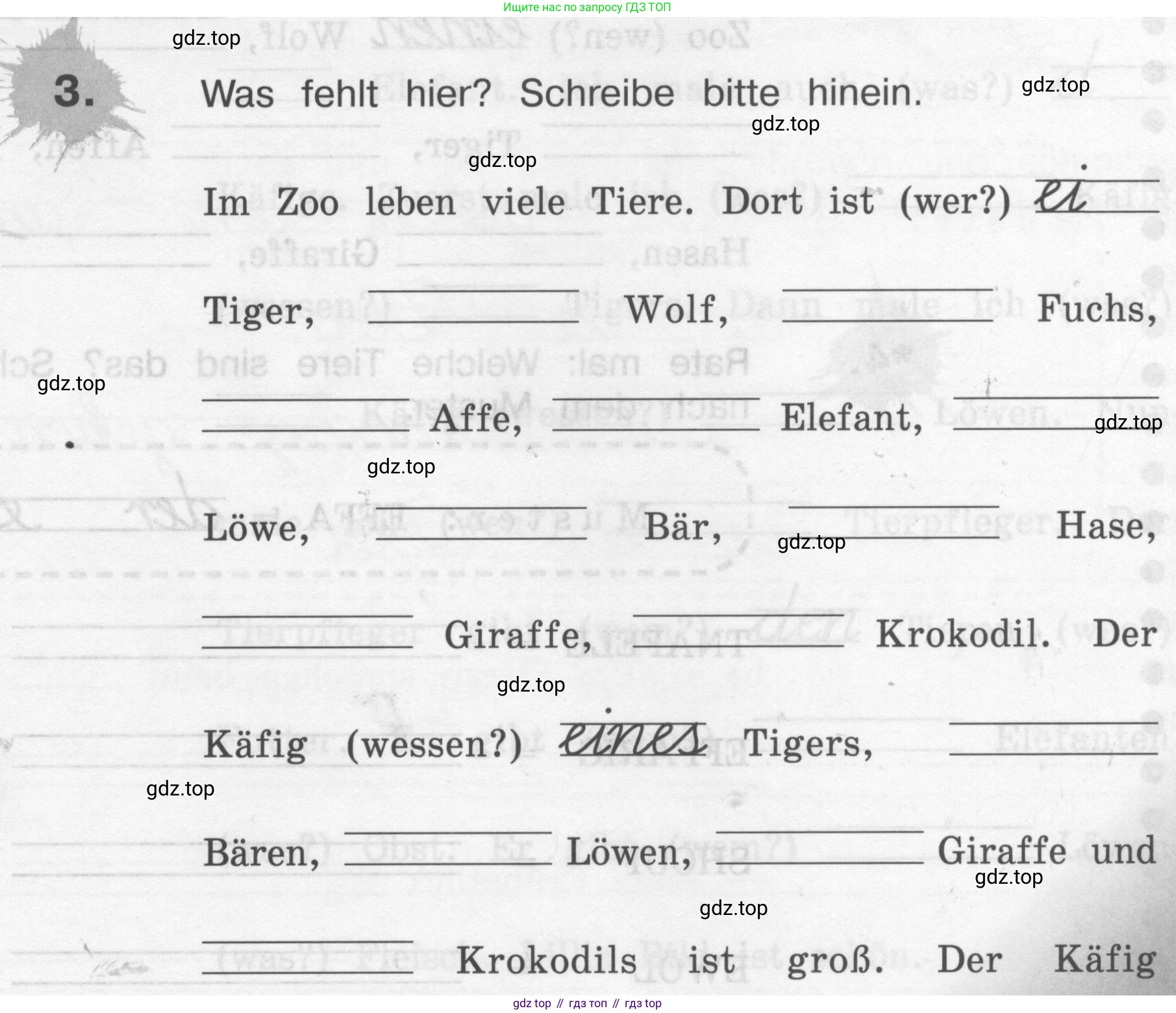 ГДЗ Немецкий язык (Deutsch), 4 класс рабочая тетрадь (arbeitsbuch), авторы: Бим Инесса Львовна (Bim I), Рыжова Лариса Ивановна (Ryschowa L), издательство Просвещение, Москва, 2023, серого цвета, Часть 2, страница 31, номер 3, Условие 2008-2022