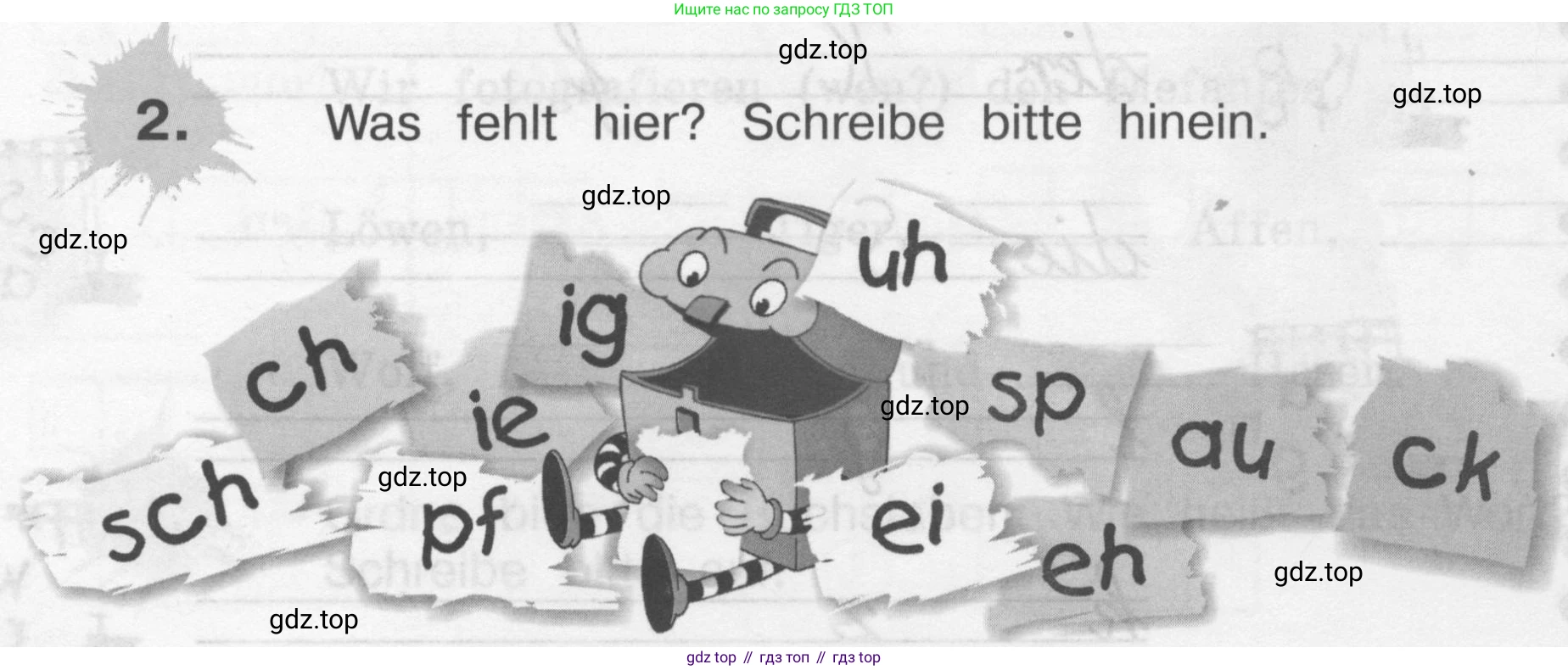 ГДЗ Немецкий язык (Deutsch), 4 класс рабочая тетрадь (arbeitsbuch), авторы: Бим Инесса Львовна (Bim I), Рыжова Лариса Ивановна (Ryschowa L), издательство Просвещение, Москва, 2023, серого цвета, Часть 2, страница 40, номер 2, Условие 2008-2022