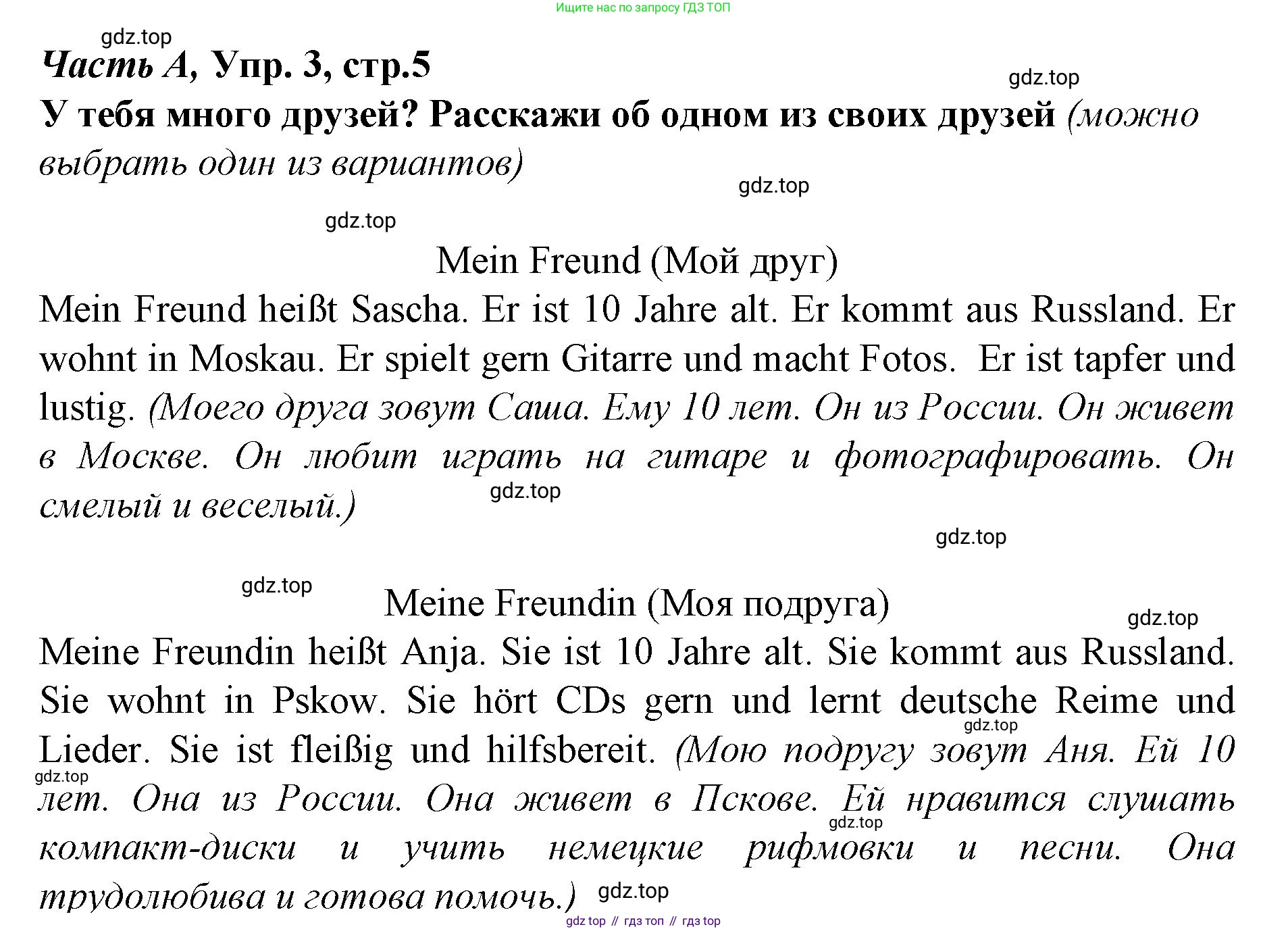 ГДЗ Немецкий язык (Deutsch), 4 класс рабочая тетрадь (arbeitsbuch), авторы: Бим Инесса Львовна (Bim I), Рыжова Лариса Ивановна (Ryschowa L), издательство Просвещение, Москва, 2023, серого цвета, Часть 1, страница 5, номер 3, Решение 2008-2022