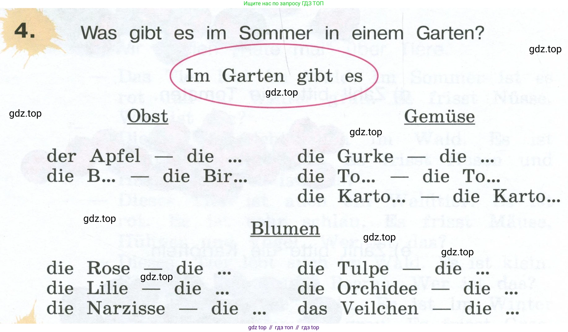 Немецкий язык (Deutsch), 4 класс учебник (lehrbuch), авторы: Бим Инесса Львовна (Bim I), Рыжова Лариса Ивановна (Ryschowa L), издательство Просвещение, Москва, 2023, серого цвета, Часть 1, страница 49, номер 4, Условие 2023