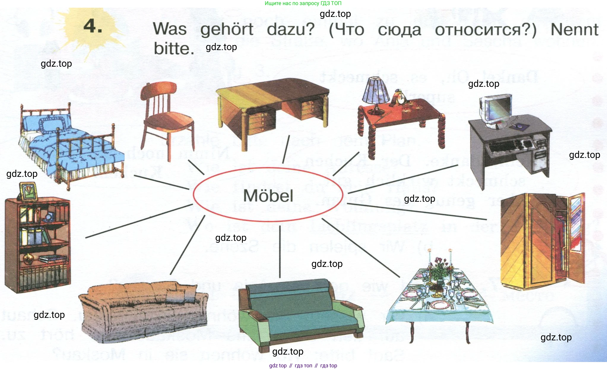 Немецкий язык (Deutsch), 4 класс учебник (lehrbuch), авторы: Бим Инесса Львовна (Bim I), Рыжова Лариса Ивановна (Ryschowa L), издательство Просвещение, Москва, 2023, серого цвета, Часть 2, страница 33, номер 4, Условие 2023