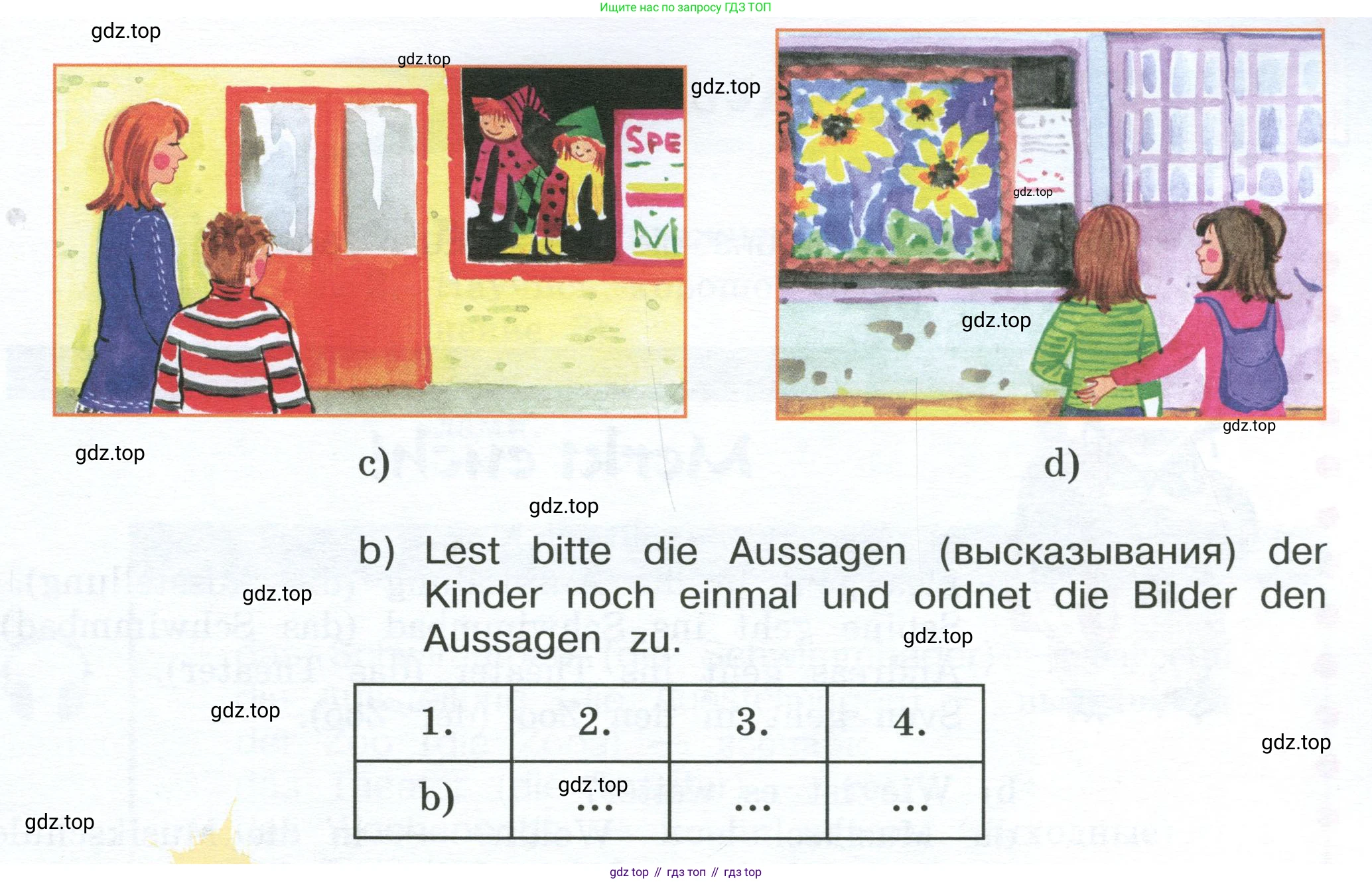 Немецкий язык (Deutsch), 4 класс учебник (lehrbuch), авторы: Бим Инесса Львовна (Bim I), Рыжова Лариса Ивановна (Ryschowa L), издательство Просвещение, Москва, 2023, серого цвета, Часть 2, страница 41, номер 3, Условие 2023 (продолжение 3)