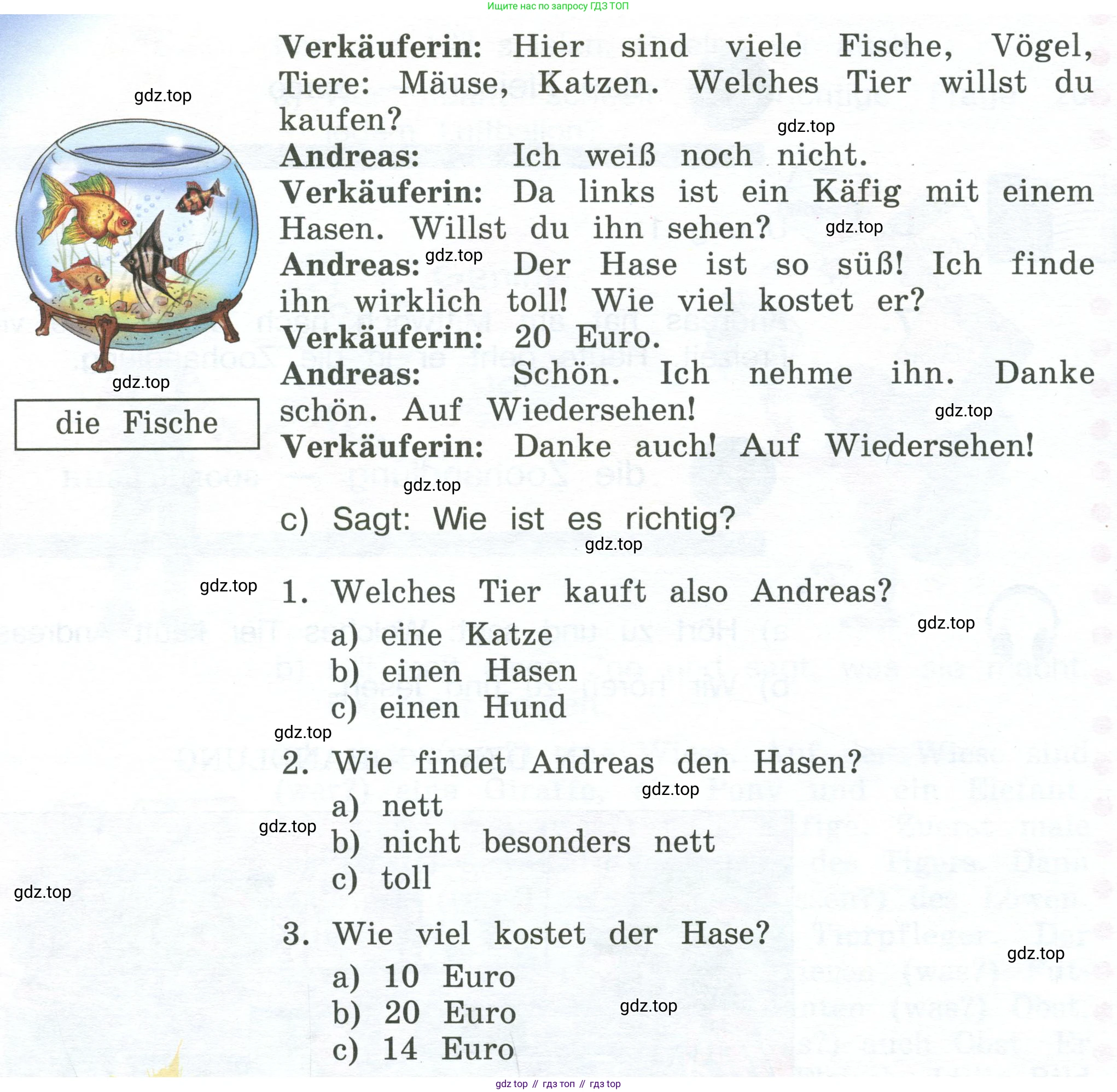 Немецкий язык (Deutsch), 4 класс учебник (lehrbuch), авторы: Бим Инесса Львовна (Bim I), Рыжова Лариса Ивановна (Ryschowa L), издательство Просвещение, Москва, 2023, серого цвета, Часть 2, страница 59, номер 7, Условие 2023 (продолжение 2)