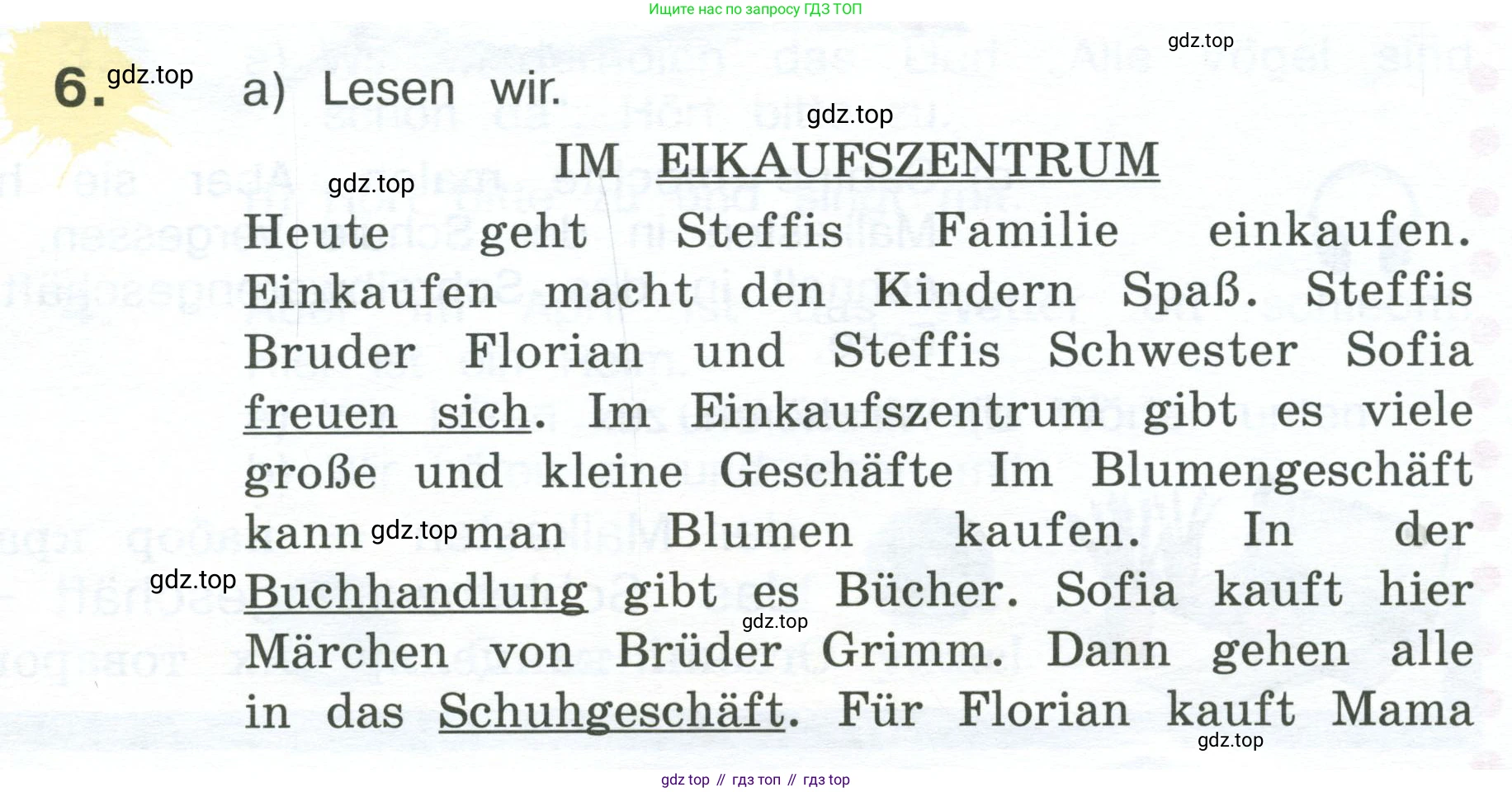 Немецкий язык (Deutsch), 4 класс учебник (lehrbuch), авторы: Бим Инесса Львовна (Bim I), Рыжова Лариса Ивановна (Ryschowa L), издательство Просвещение, Москва, 2023, серого цвета, Часть 2, страница 80, номер 6, Условие 2023