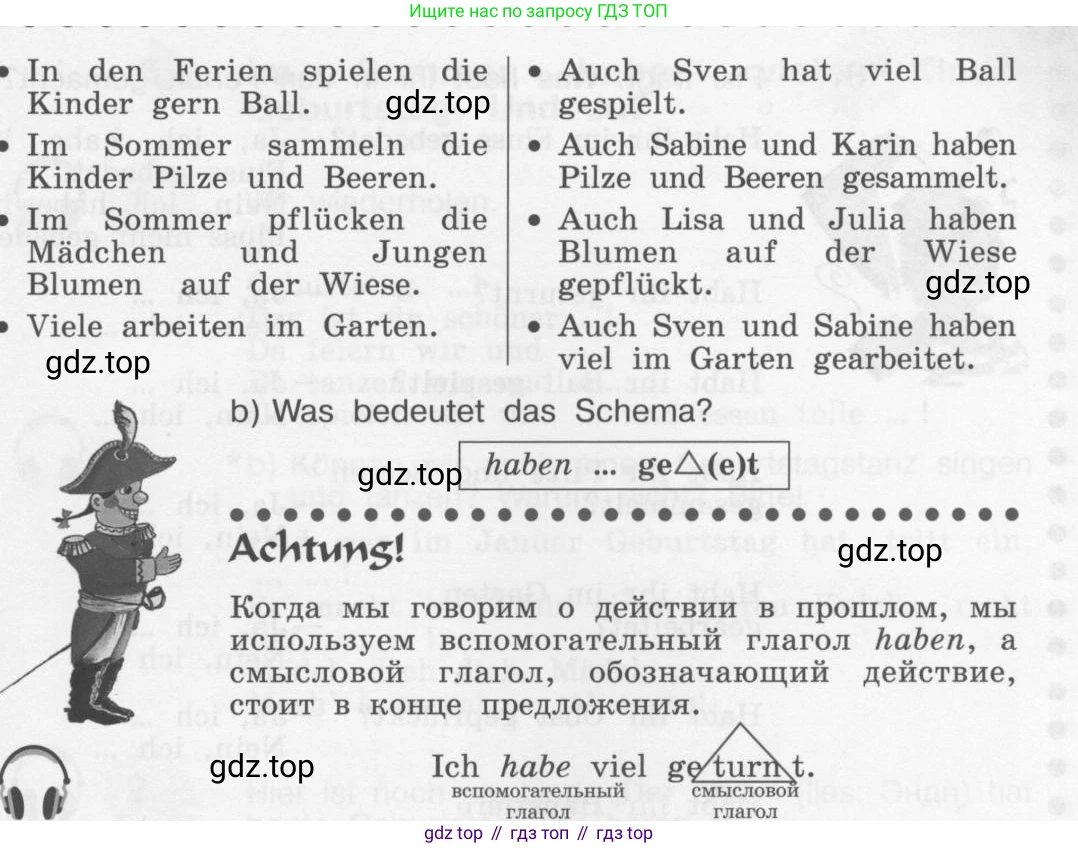 Немецкий язык (Deutsch), 4 класс учебник (lehrbuch), авторы: Бим Инесса Львовна (Bim I), Рыжова Лариса Ивановна (Ryschowa L), издательство Просвещение, Москва, 2023, серого цвета, Часть 1, страница 38, номер 5, Условие 2011-2022 (продолжение 2)